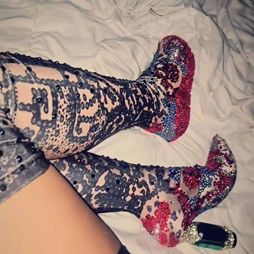 Custom sneaker/heels in any size